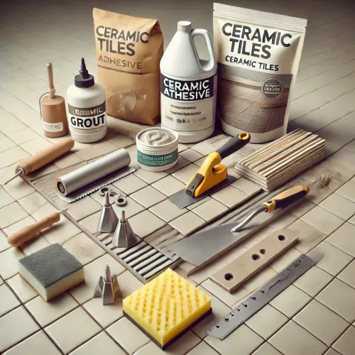 Legmaterialen keramiek incl leveling